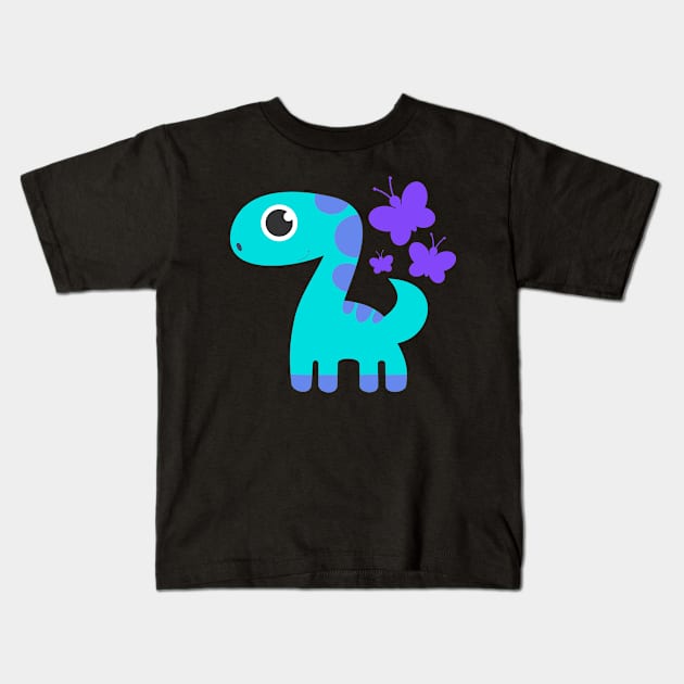 Dino Kids T-Shirt by Mashmuh